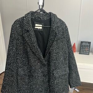 Universal Thread Black and White Tweed Blazer